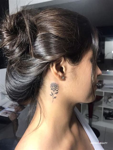 29 Coolest Neck Tattoos For Women, Simple and Bold